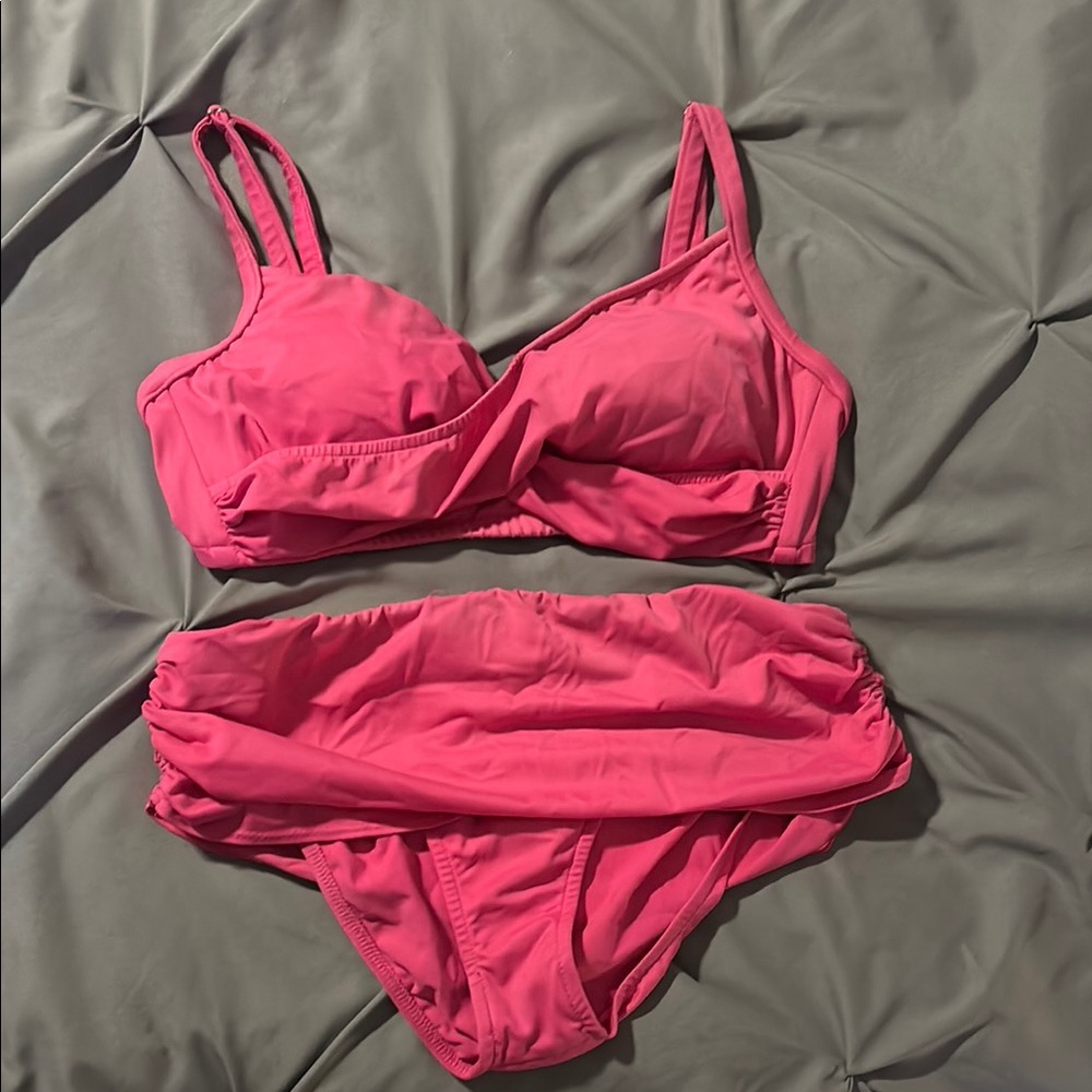 Pink Women's Swimwear Set